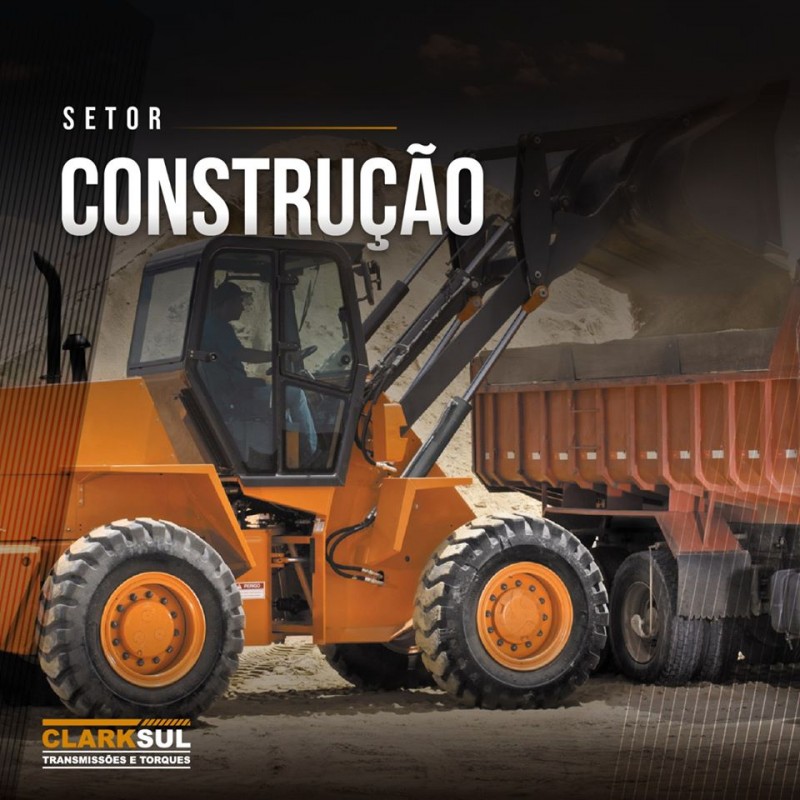 Transmissões de pás-carregadeiras para construção civil