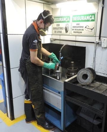 7º Higienização das peças