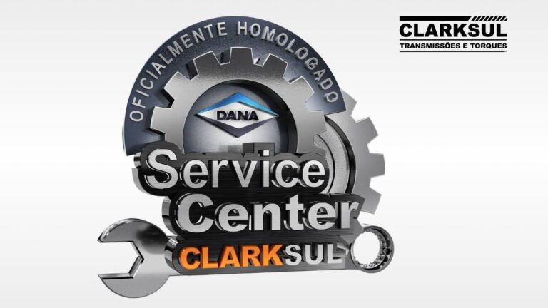 Texto Alternativo": Selo oficial de Service Center Dana Spicer da Clark Sul.